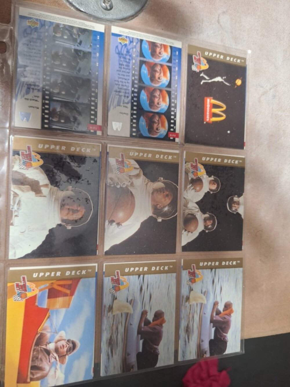 1993 Upper Deck McDonald's Nothing But Net COMPLETE 15-Card Set Jordan vs Bird